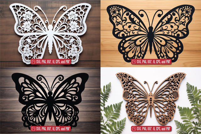 Paper Cut Butterfly SVG Cut File Bundle SVG MD JOYNAL ABDIN 