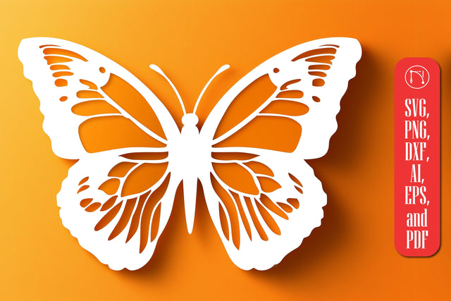 Paper Cut Butterfly SVG Cut File SVG MD JOYNAL ABDIN 