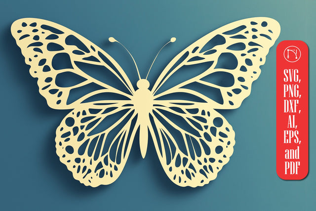 Paper Cut Butterfly SVG Cut File SVG MD JOYNAL ABDIN 