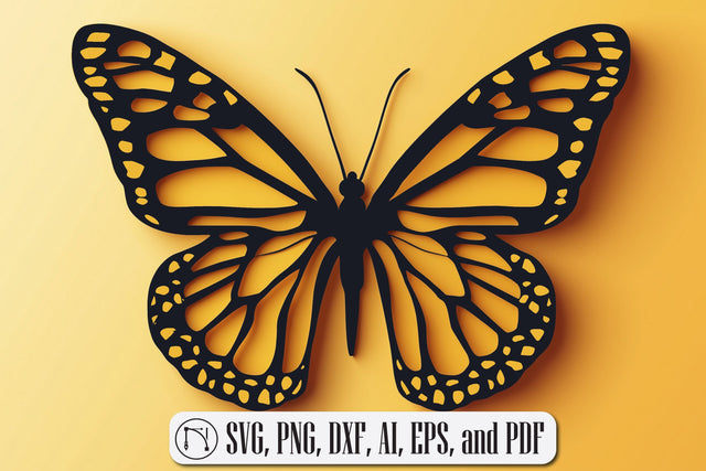 Paper Cut Butterfly SVG Cut File SVG MD JOYNAL ABDIN 