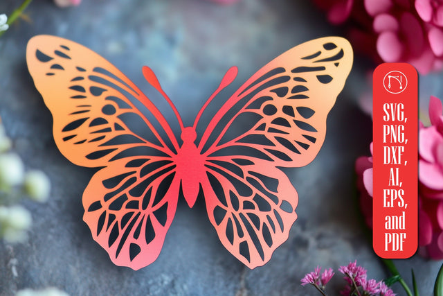 Paper Cut Butterfly SVG Cut File SVG MD JOYNAL ABDIN 