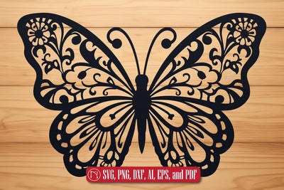 Paper Cut Butterfly SVG Cut File SVG MD JOYNAL ABDIN 