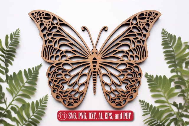 Paper Cut Butterfly SVG Cut File SVG MD JOYNAL ABDIN 