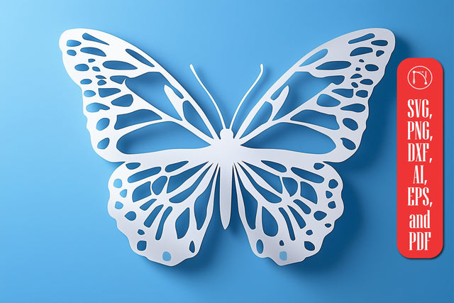 Paper Cut Butterfly SVG Cut File SVG MD JOYNAL ABDIN 