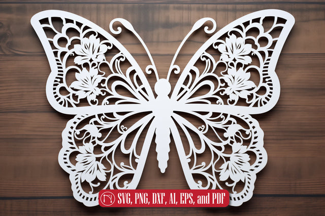 Paper Cut Butterfly SVG Cut File SVG MD JOYNAL ABDIN 