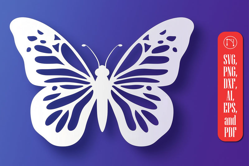 Paper Cut Butterfly SVG Cut File SVG MD JOYNAL ABDIN 