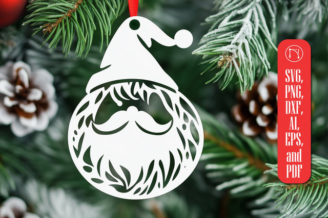 Paper Cut Christmas Gnome SVG Cut File SVG MD JOYNAL ABDIN 