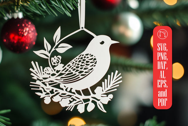 paper cut Christmas Hanging Decor SVG SVG MD JOYNAL ABDIN 