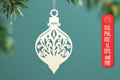 paper-cut Christmas Ornament SVG cut file SVG MD JOYNAL ABDIN 