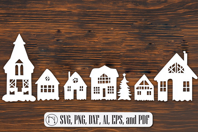 Paper Cut Christmas Scene SVG Cut File SVG MD JOYNAL ABDIN 