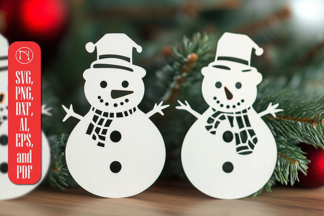 Paper cut Christmas Snowman SVG SVG MD JOYNAL ABDIN 