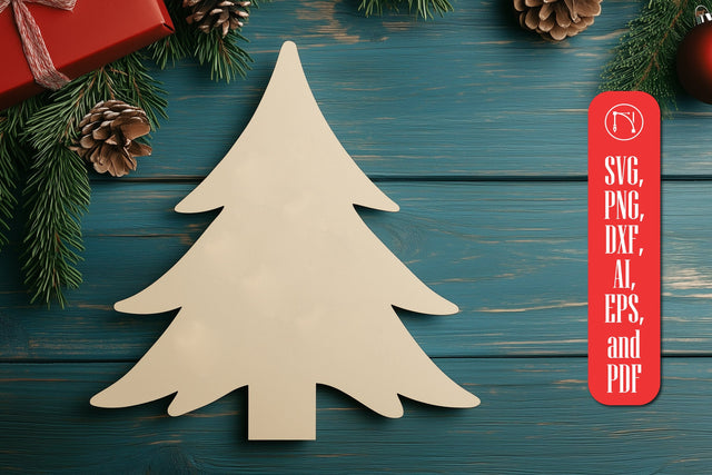 Paper Cut Christmas Tree SVG Cut File SVG MD JOYNAL ABDIN 