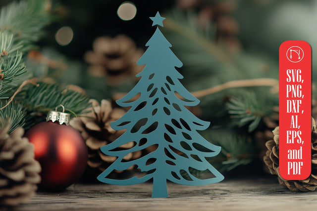Paper Cut Christmas Tree SVG Cut File SVG MD JOYNAL ABDIN 