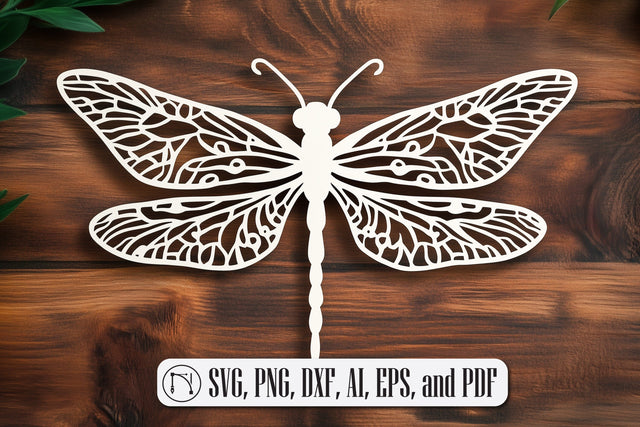 paper cut Dragonfly SVG cut file SVG MD JOYNAL ABDIN 