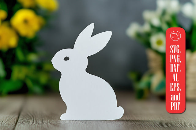 Paper Cut Easter Bunny SVG Cut File SVG MD JOYNAL ABDIN 