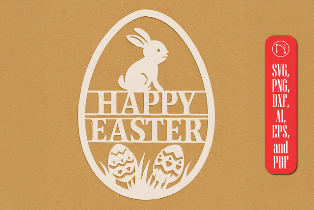 Paper Cut Easter Day SVG Cut File SVG MD JOYNAL ABDIN 