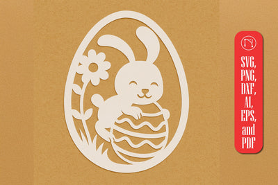 Paper Cut Easter Day SVG Cut File SVG MD JOYNAL ABDIN 
