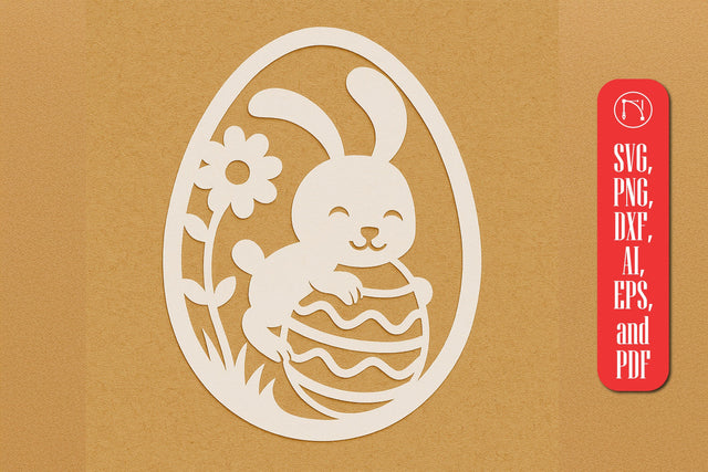 Paper Cut Easter Day SVG Cut File SVG MD JOYNAL ABDIN 