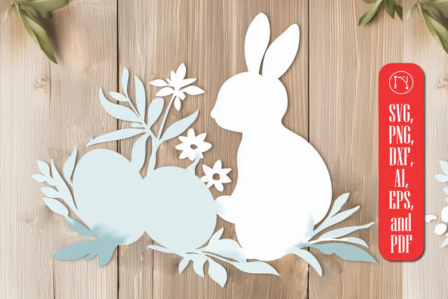Paper Cut Easter Element SVG Cut File SVG MD JOYNAL ABDIN 