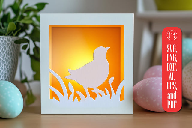 Paper Cut Easter Shadow Box SVG Cut File SVG MD JOYNAL ABDIN 