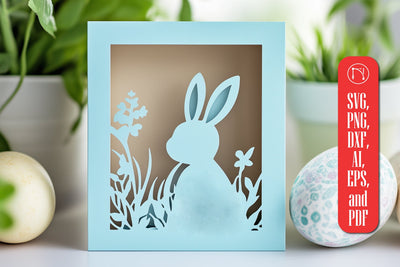 Paper Cut Easter Shadow Box SVG Cut File SVG MD JOYNAL ABDIN 