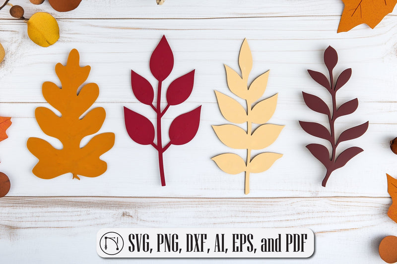Paper Cut Fall Leaves SVG Cut File SVG MD JOYNAL ABDIN 