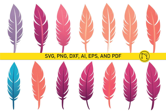 Paper Cut Feather SVG Bundle SVG MD JOYNAL ABDIN 