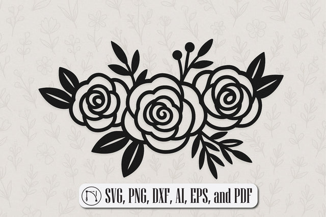 Paper Cut Floral SVG cut file SVG MD JOYNAL ABDIN 