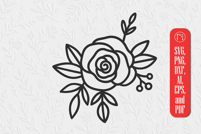 Paper Cut Floral SVG cut file SVG MD JOYNAL ABDIN 