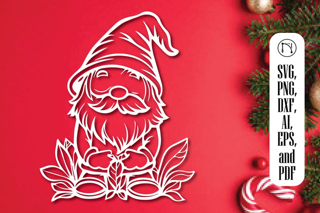 paper cut Gnome SVG cut file SVG MD JOYNAL ABDIN 