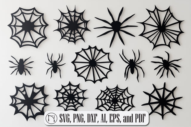 Paper Cut Halloween Spider Web SVG SVG MD JOYNAL ABDIN 