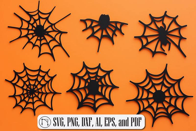 Paper Cut Halloween Spider Web SVG SVG MD JOYNAL ABDIN 