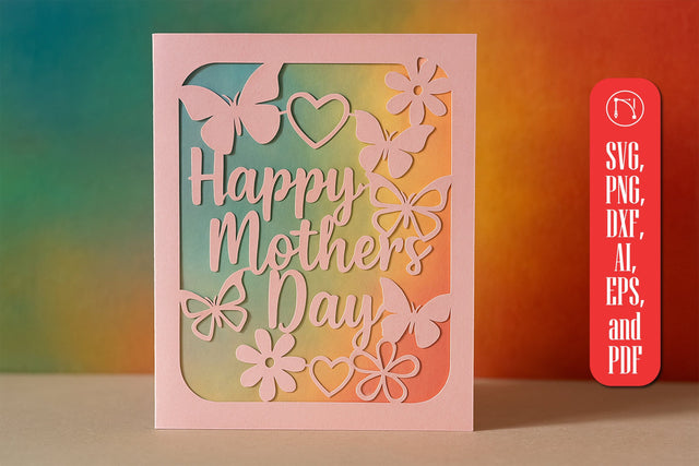 Paper Cut Happy Mother's Day SVG Cut File SVG MD JOYNAL ABDIN 