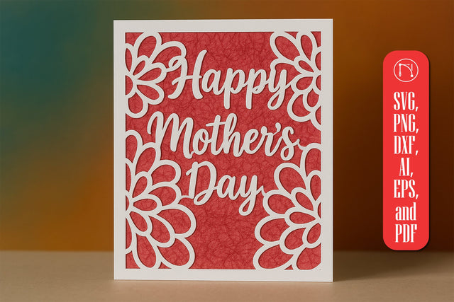 Paper Cut Happy Mother's Day SVG Cut File SVG MD JOYNAL ABDIN 