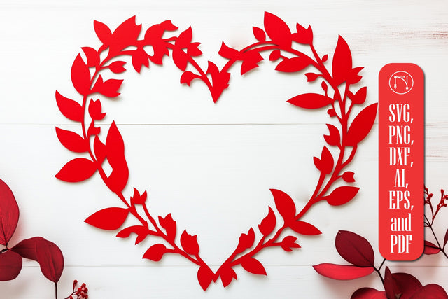 Paper Cut Heart Border SVG Cut File SVG MD JOYNAL ABDIN 