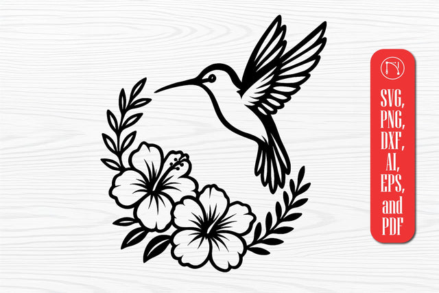 Paper Cut Hummingbird SVG Cut File SVG MD JOYNAL ABDIN 