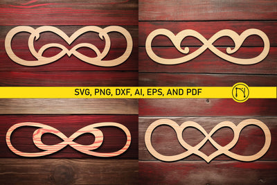 Paper Cut Infinity Love SVG Bundle SVG MD JOYNAL ABDIN 