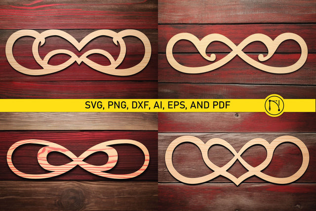 Paper Cut Infinity Love SVG Bundle SVG MD JOYNAL ABDIN 