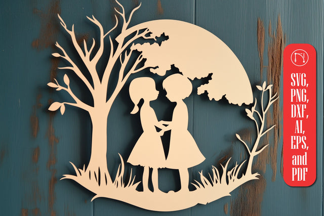 Paper Cut Kids Wall Decor SVG SVG MD JOYNAL ABDIN 