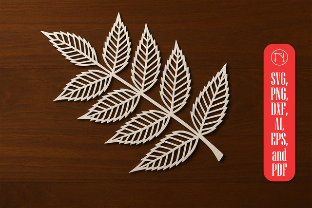 Paper Cut Leaf SVG Cut File SVG MD JOYNAL ABDIN 
