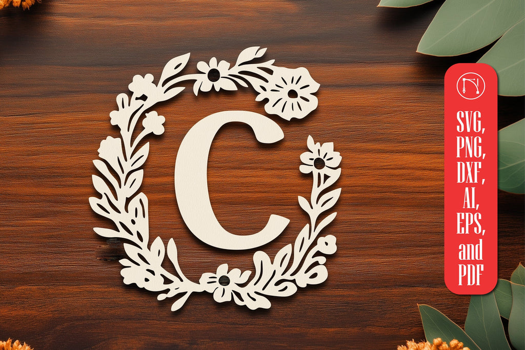 Paper Cut Monogram SVG Cut File - So Fontsy