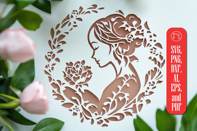 Paper Cut Mother’s Day SVG Cut File SVG MD JOYNAL ABDIN 