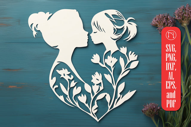 Paper Cut Mother’s Day SVG Cut File SVG MD JOYNAL ABDIN 