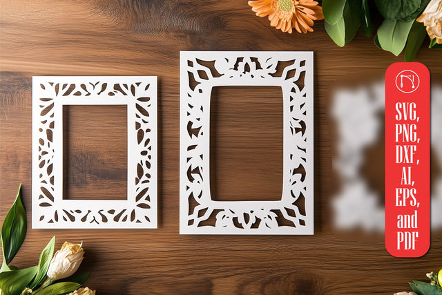 Paper Cut Photo Frames SVG Cut File SVG MD JOYNAL ABDIN 