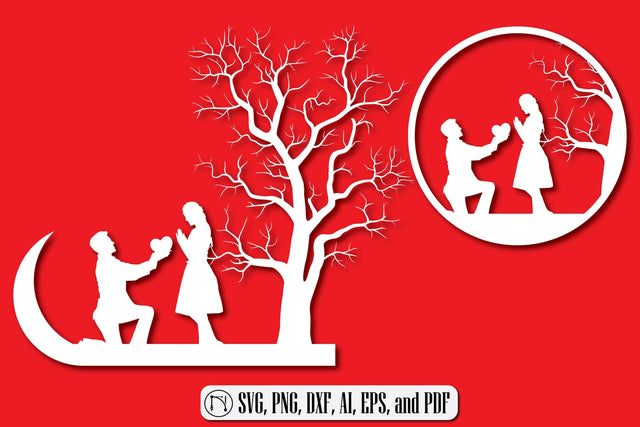 Paper Cut Valentine Decor SVG Bundle SVG MD JOYNAL ABDIN 