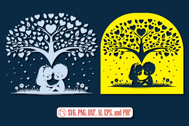 Paper Cut Valentine Decor SVG Bundle SVG MD JOYNAL ABDIN 