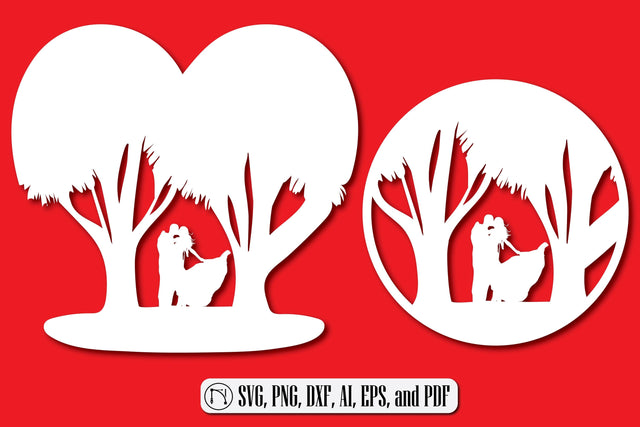 Paper Cut Valentine Decor SVG Bundle SVG MD JOYNAL ABDIN 