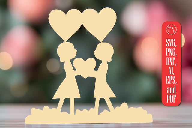 Paper Cut Valentine Decor SVG Cut File SVG MD JOYNAL ABDIN 