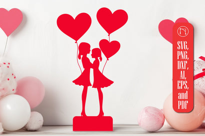 Paper Cut Valentine Decor SVG Cut File SVG MD JOYNAL ABDIN 