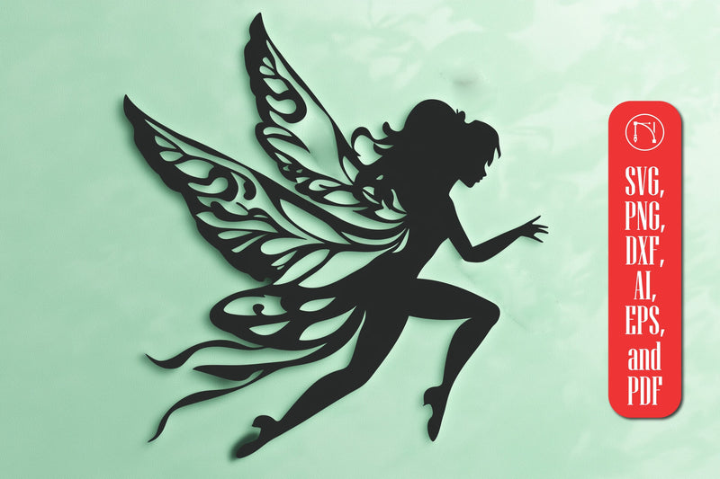 paper Cut Valentine Fairy SVG Cut File SVG MD JOYNAL ABDIN 